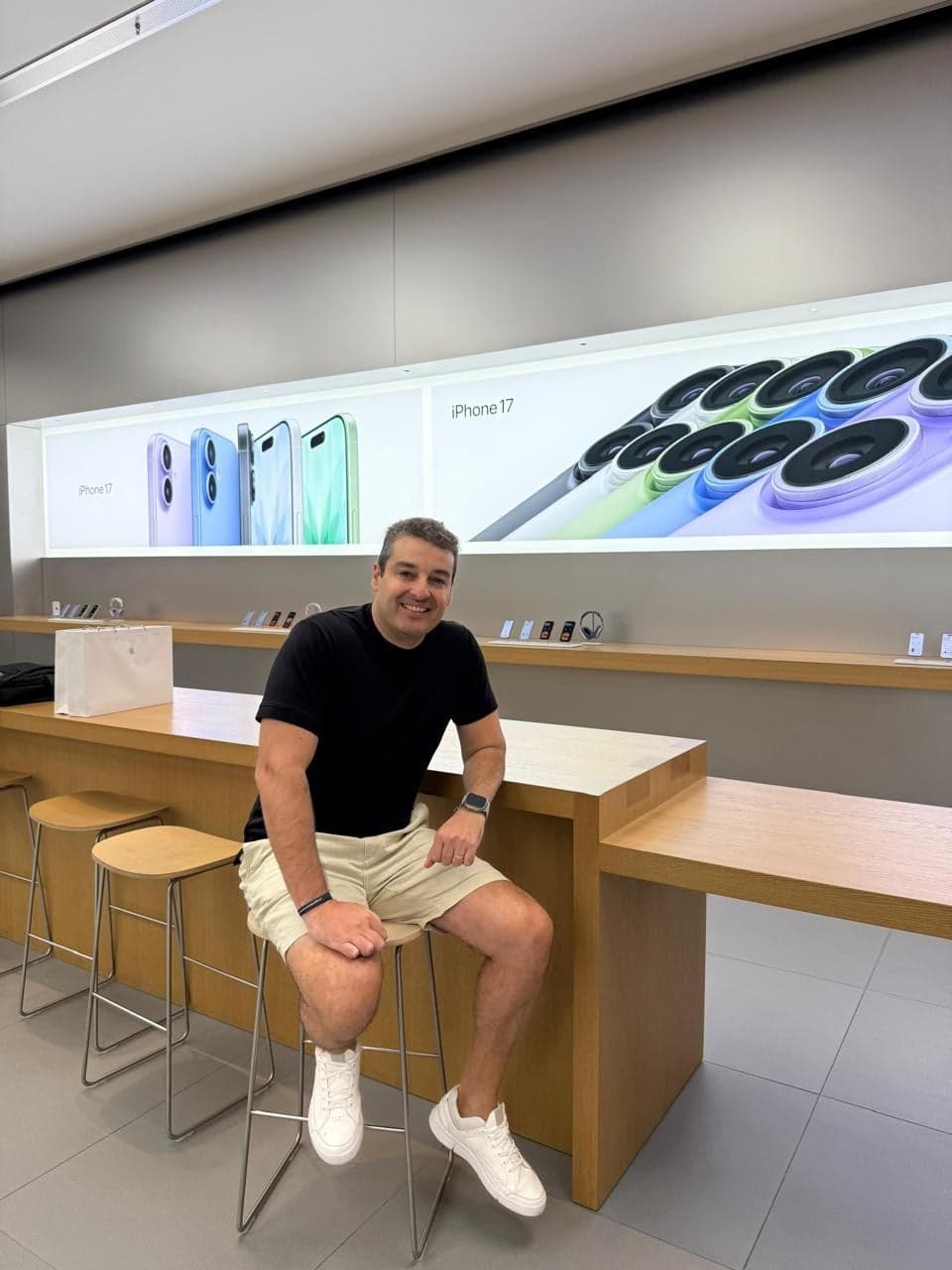 Visita empresarial a uma Apple Store